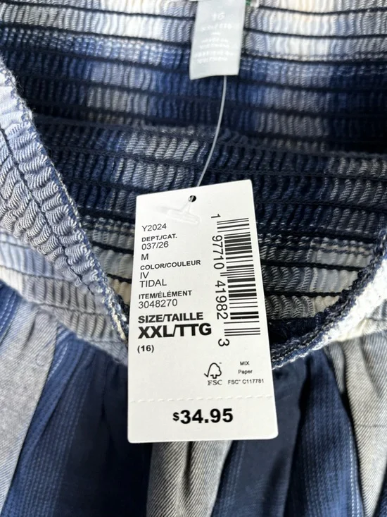 The Children's Place Blue and White Plaid Tiered Skirt with shorts, XXL 16
girls - Picture 4 of 9